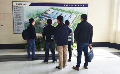 卡森佩格公司到达江阴海达参观学习