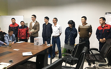 卡森佩格公司进行培训